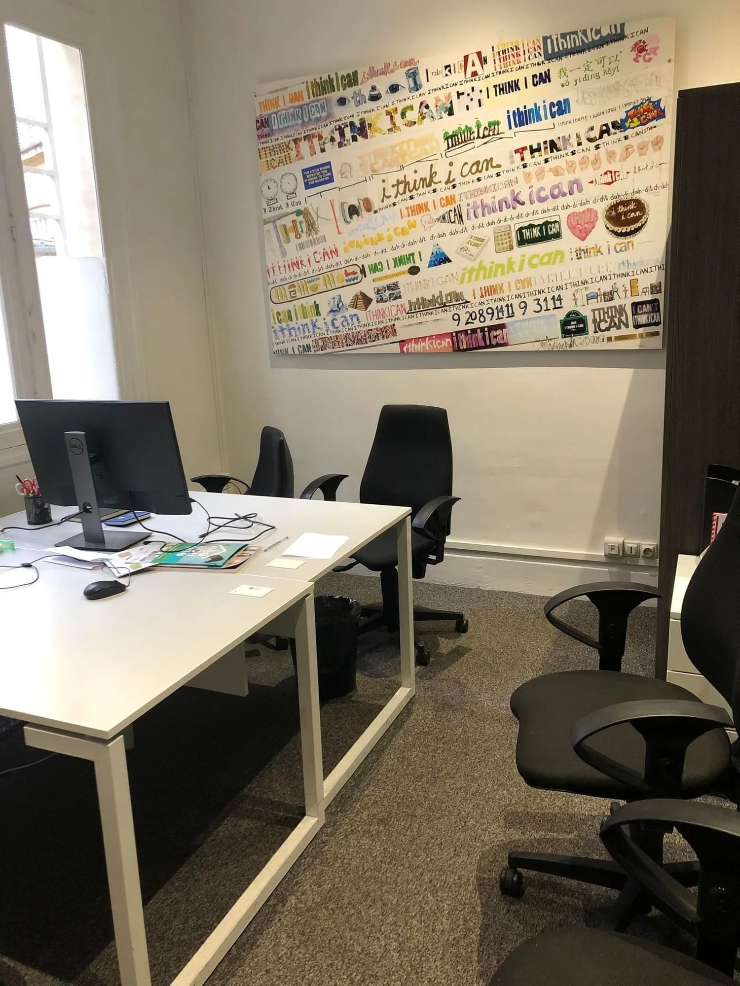 Mind Marceau, Private office, 4 desks, Paris 16e