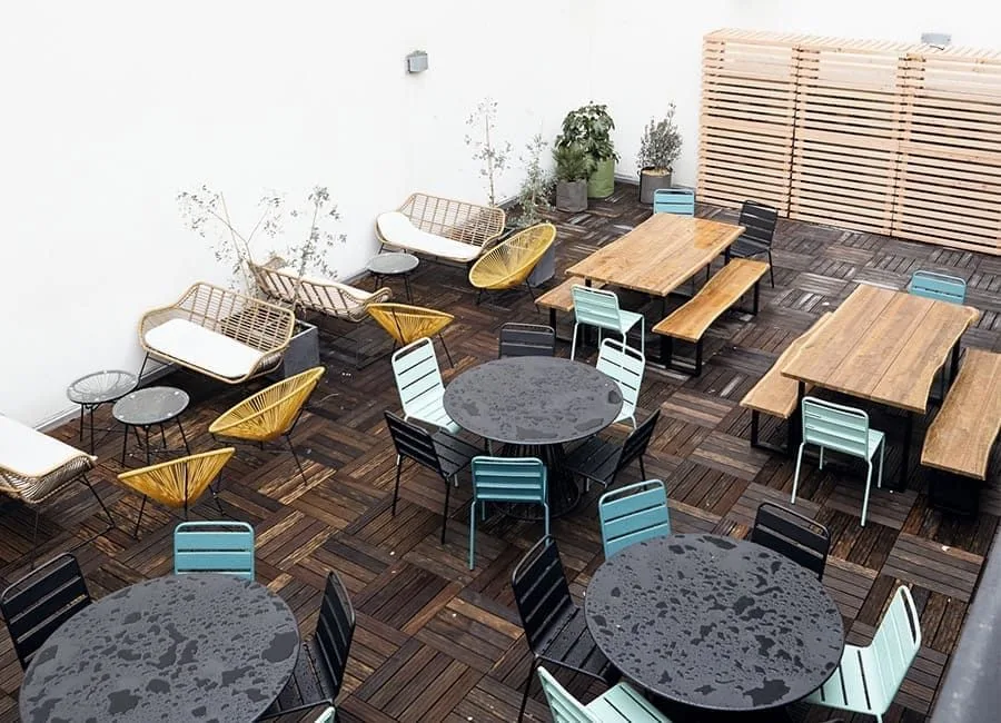 Morning Duhesme, Terrace and outdoor space, Paris 18e