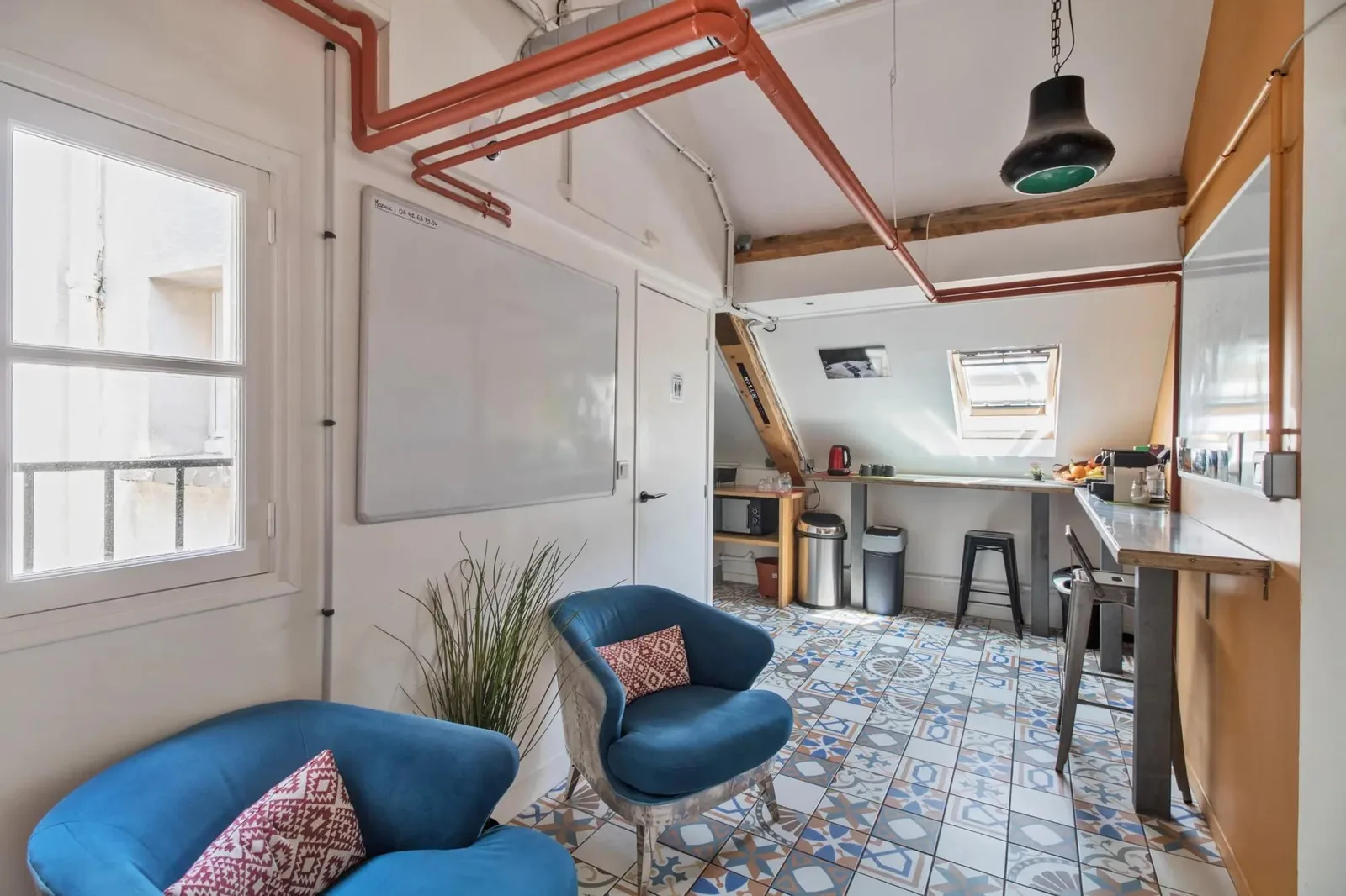 Mozaik Coworking Chaussée d'Antin , Kitchen, Paris 9e