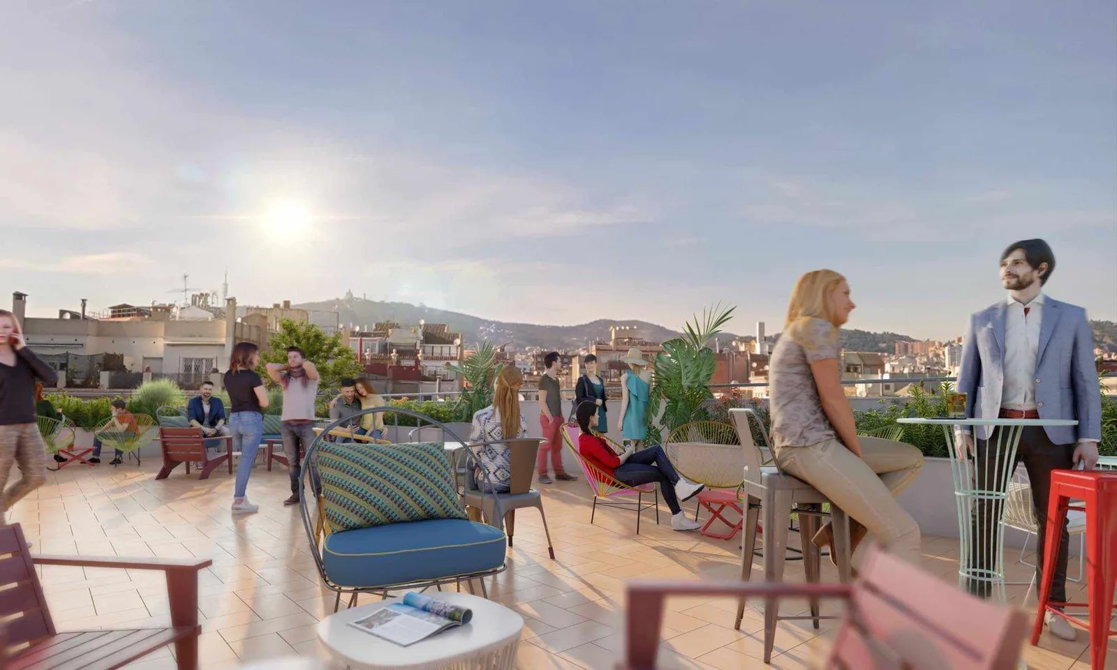 Networkia Gran Via, Terraço e espaço exterior, Barcelona