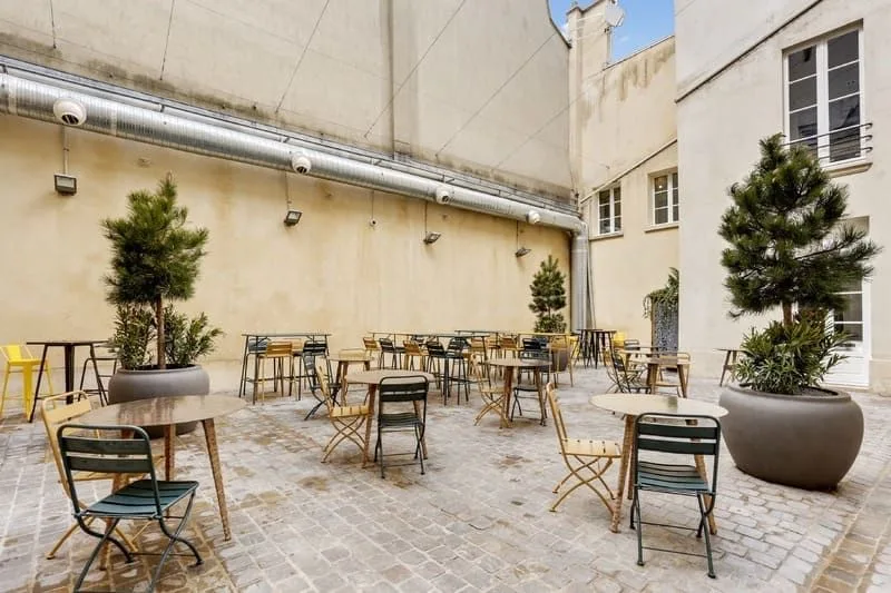 Les Nouveaux Bureaux Archives, Terrasse et espace extérieur, Paris 3e