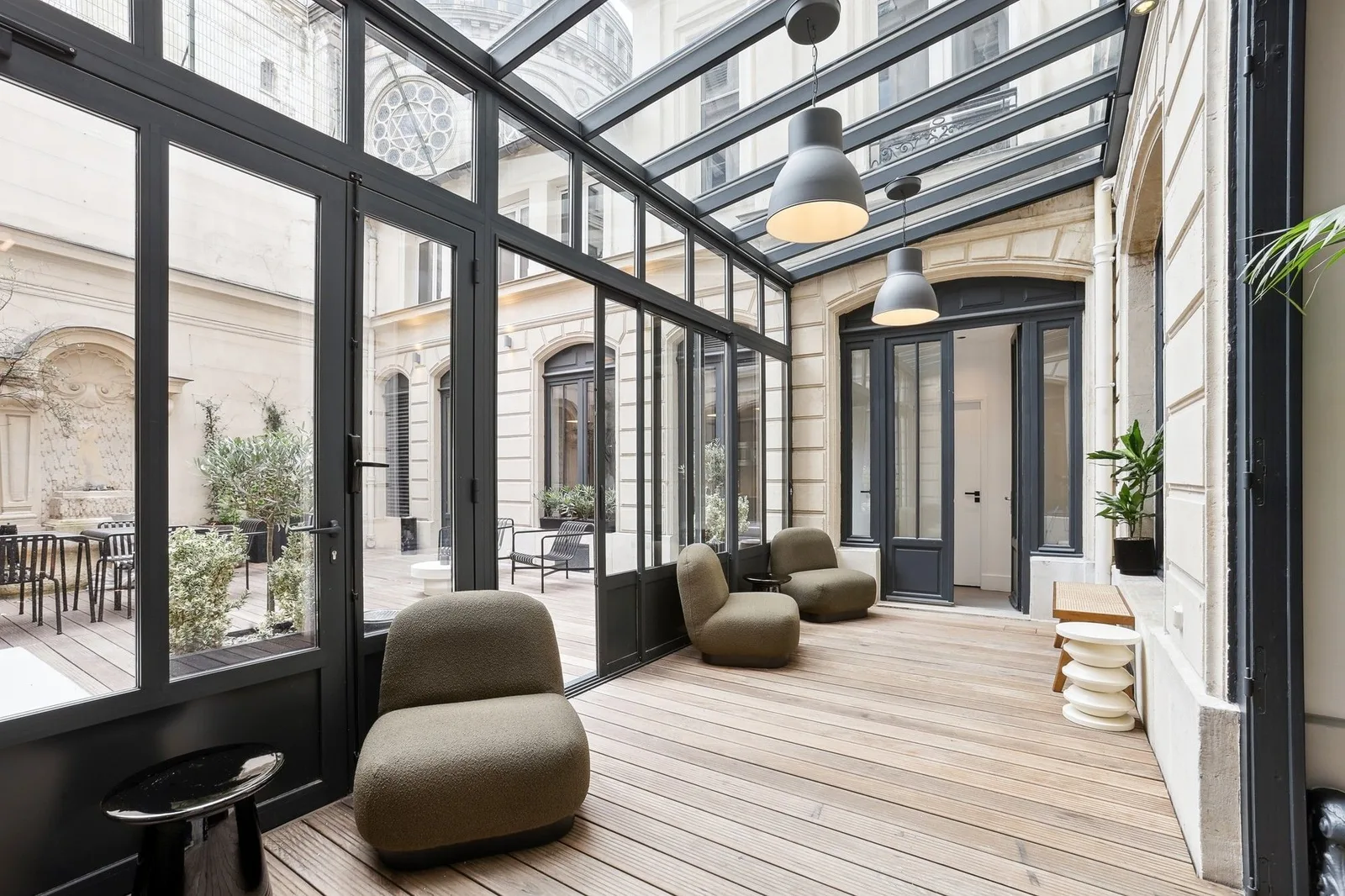 Les Nouveaux Bureaux Châteaudun, Espace détente, Paris 9e