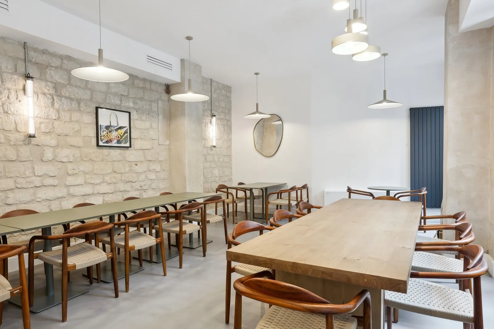 Les Nouveaux Bureaux Châteaudun, Cafétéria, Paris 9e