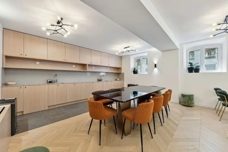 Les Nouveaux Bureaux Percier, Kitchen, Paris 8e