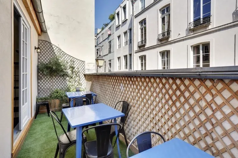 Les Nouveaux Bureaux Portefoin, Terrasse und Außenbereich, Paris 3e
