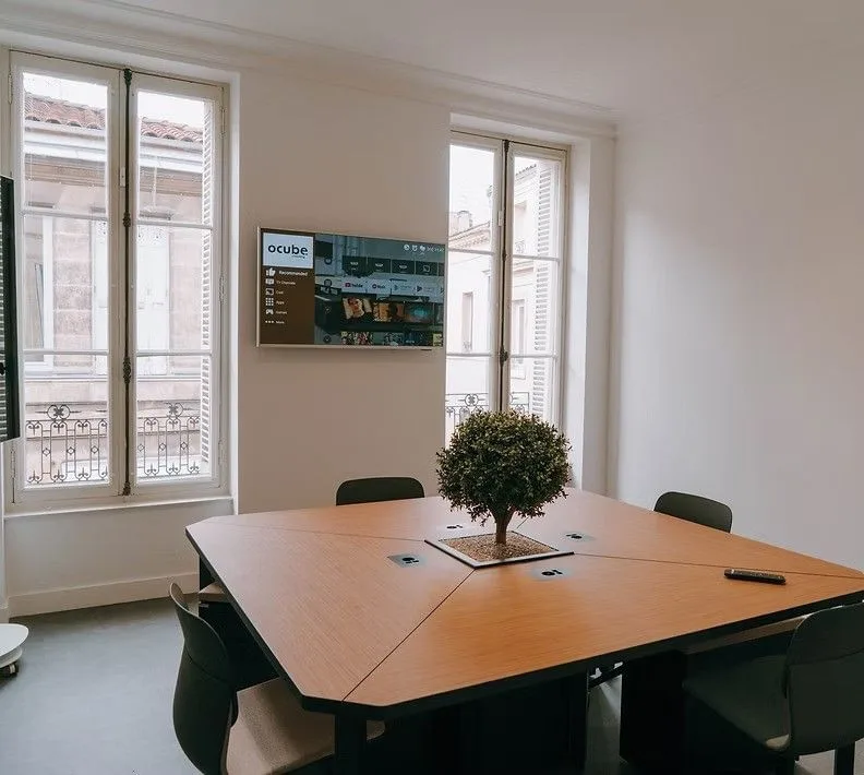 Ocube Coworking, Salle de réunion 8 personnes, Bordeaux