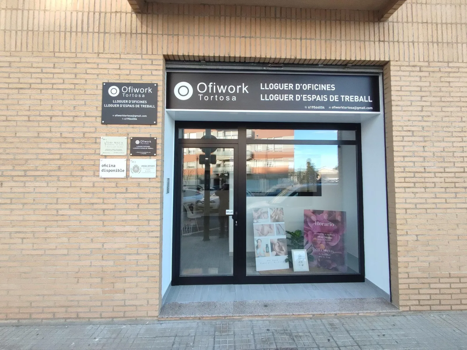 Ofiwork Tortosa, Building facade, Tortosa