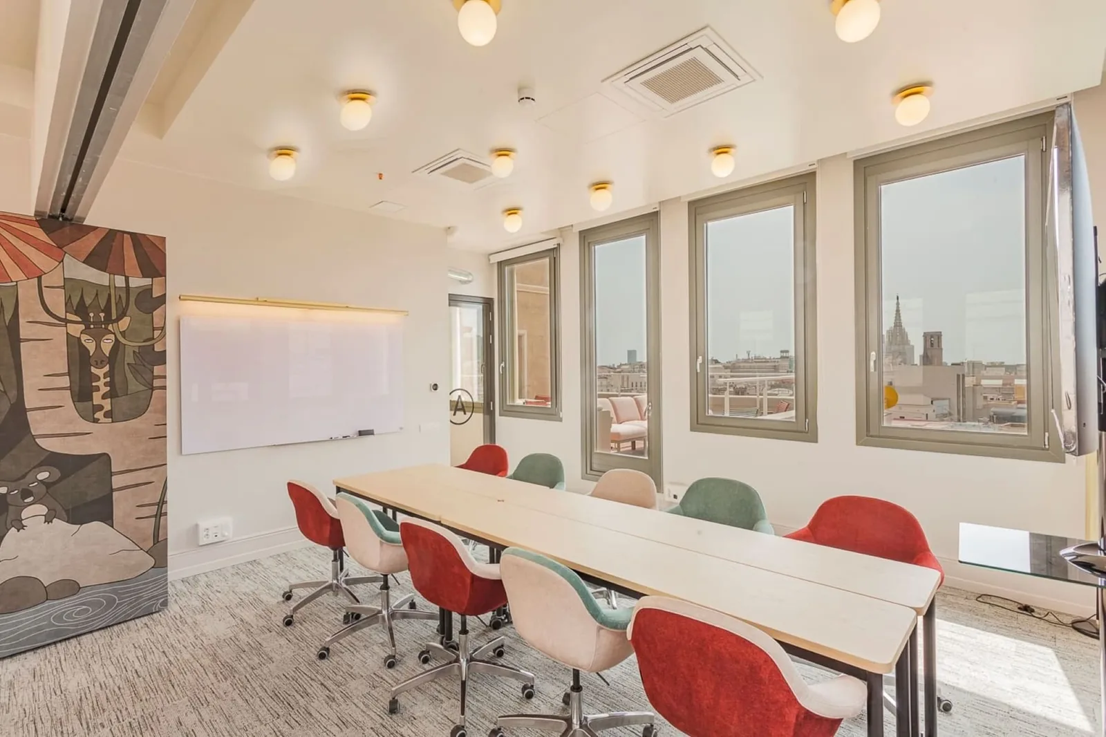 Onecowork Portal De L'Angel, Meeting room for 10 people, Barcelona