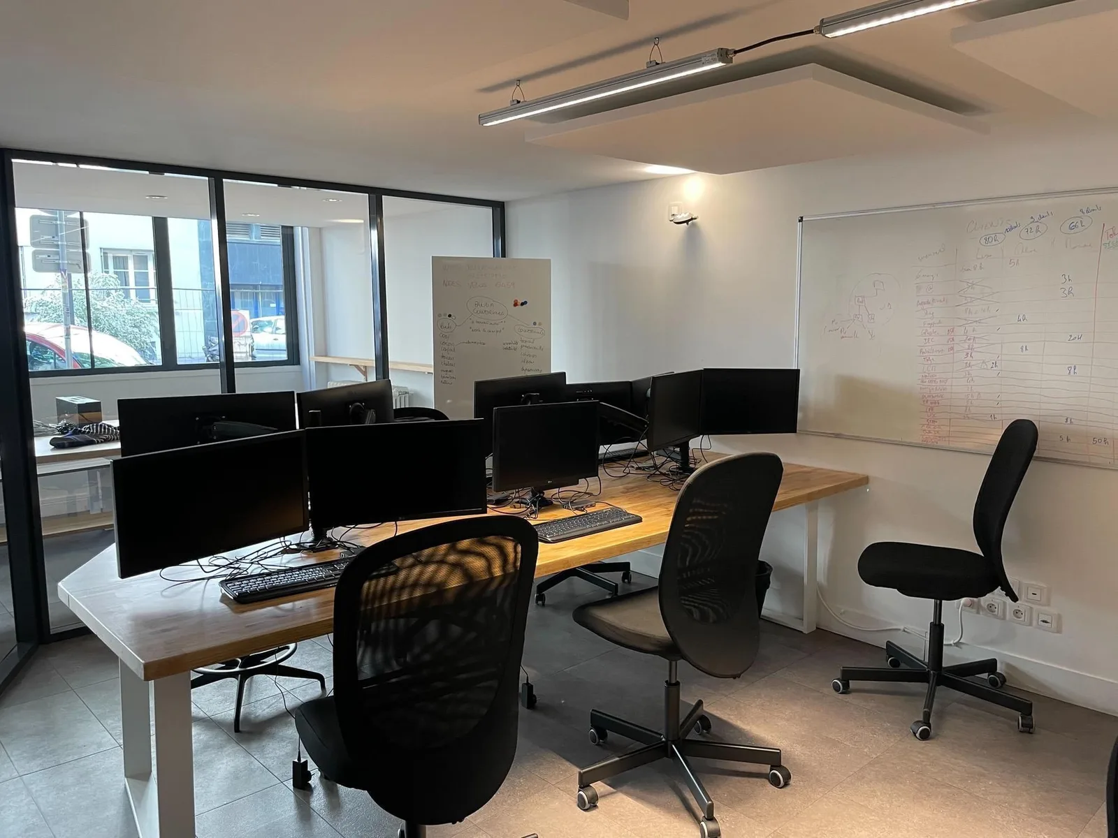 Panda Coworking, Privatbüro mit 6 Arbeitsplätzen, Lyon 7e