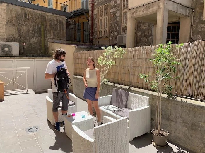 Les Petits Farcis, Terrace and outdoor space, Nice
