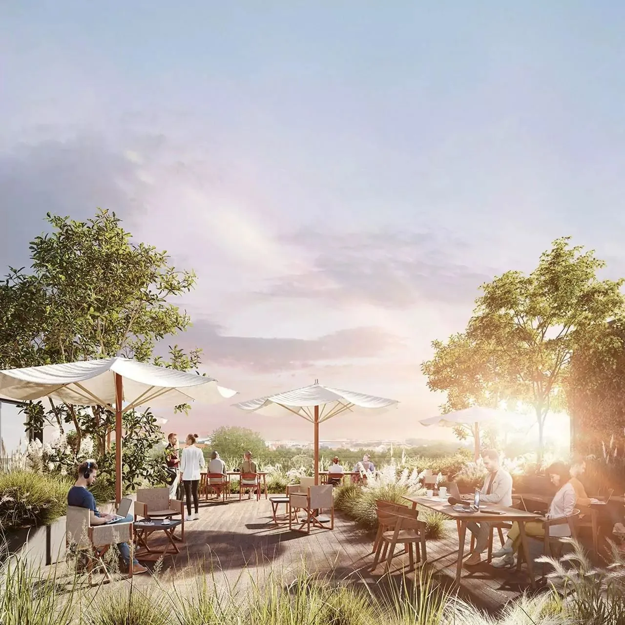 The PettCo, Terrasse und Außenbereich, Berlin