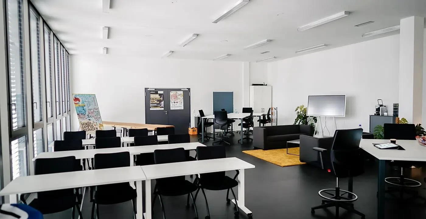 Pioneer Lab Coworking Space Wiesbaden, Schulungsraum für 12 Personen, Wiesbaden