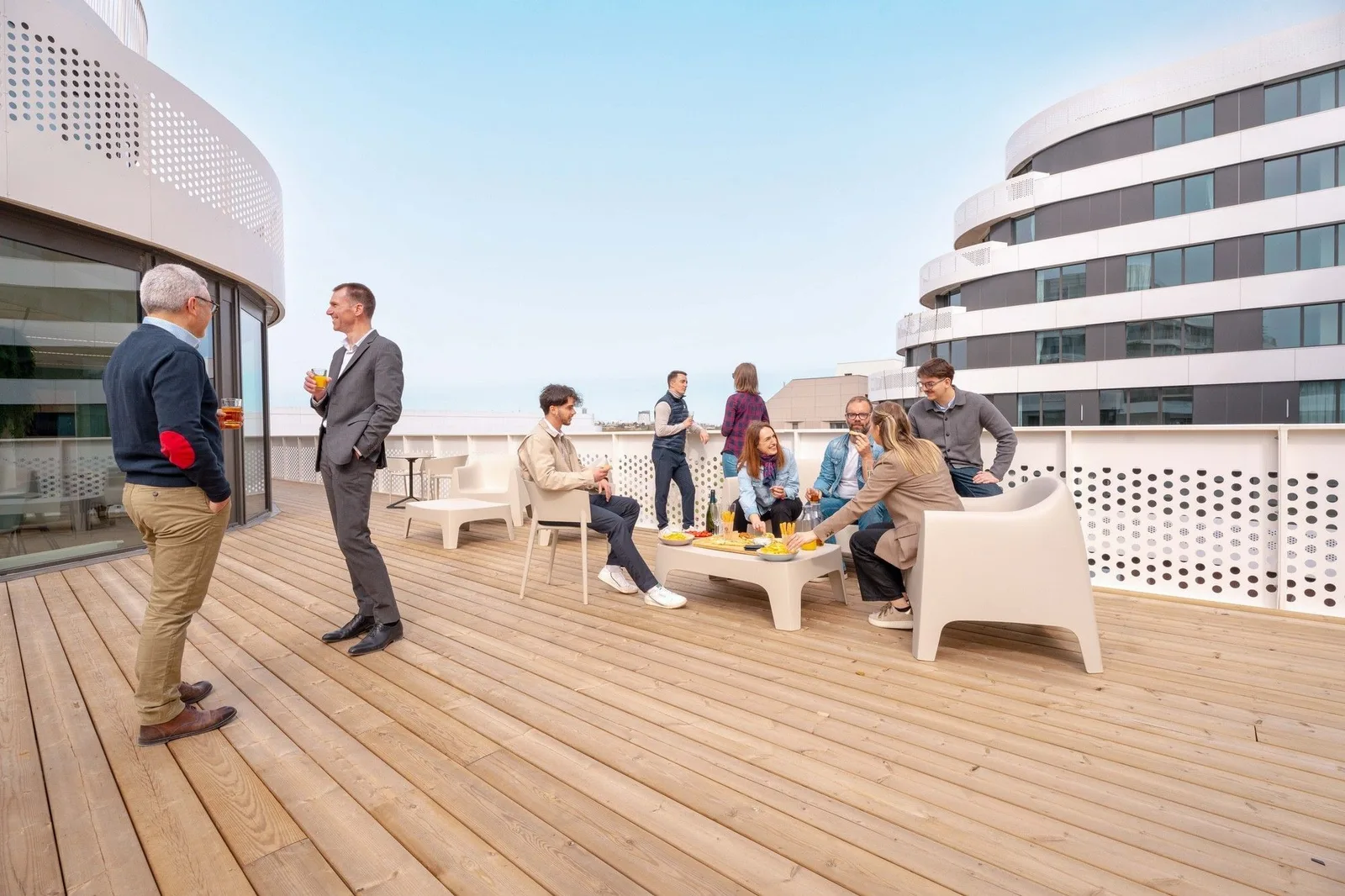 Le Pod Angers Saint-Serge, Terrasse et espace extérieur, Angers