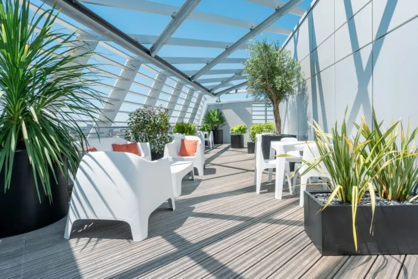 Le Pod Rennes Gare, Terrace and outdoor space, Rennes
