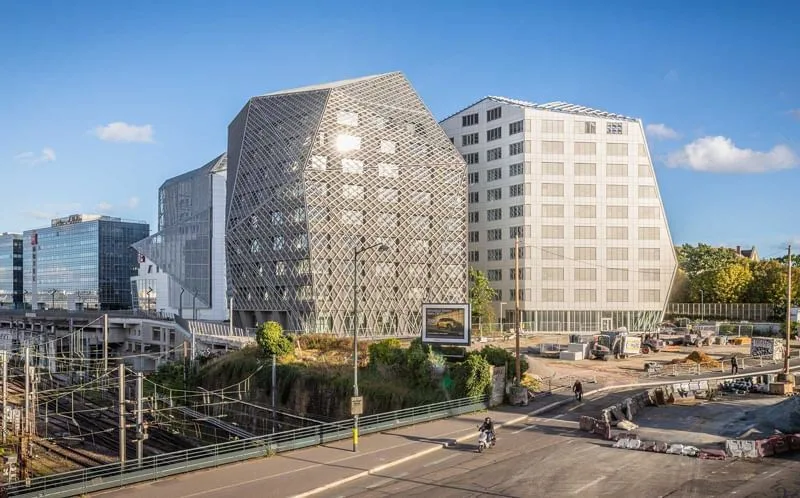 Le Pod Rennes Gare, Building facade, Rennes