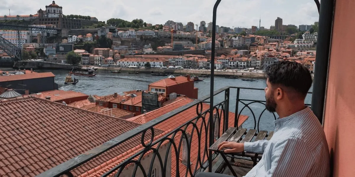 Porto i/o Riverside, Terrasse et espace extérieur, Porto