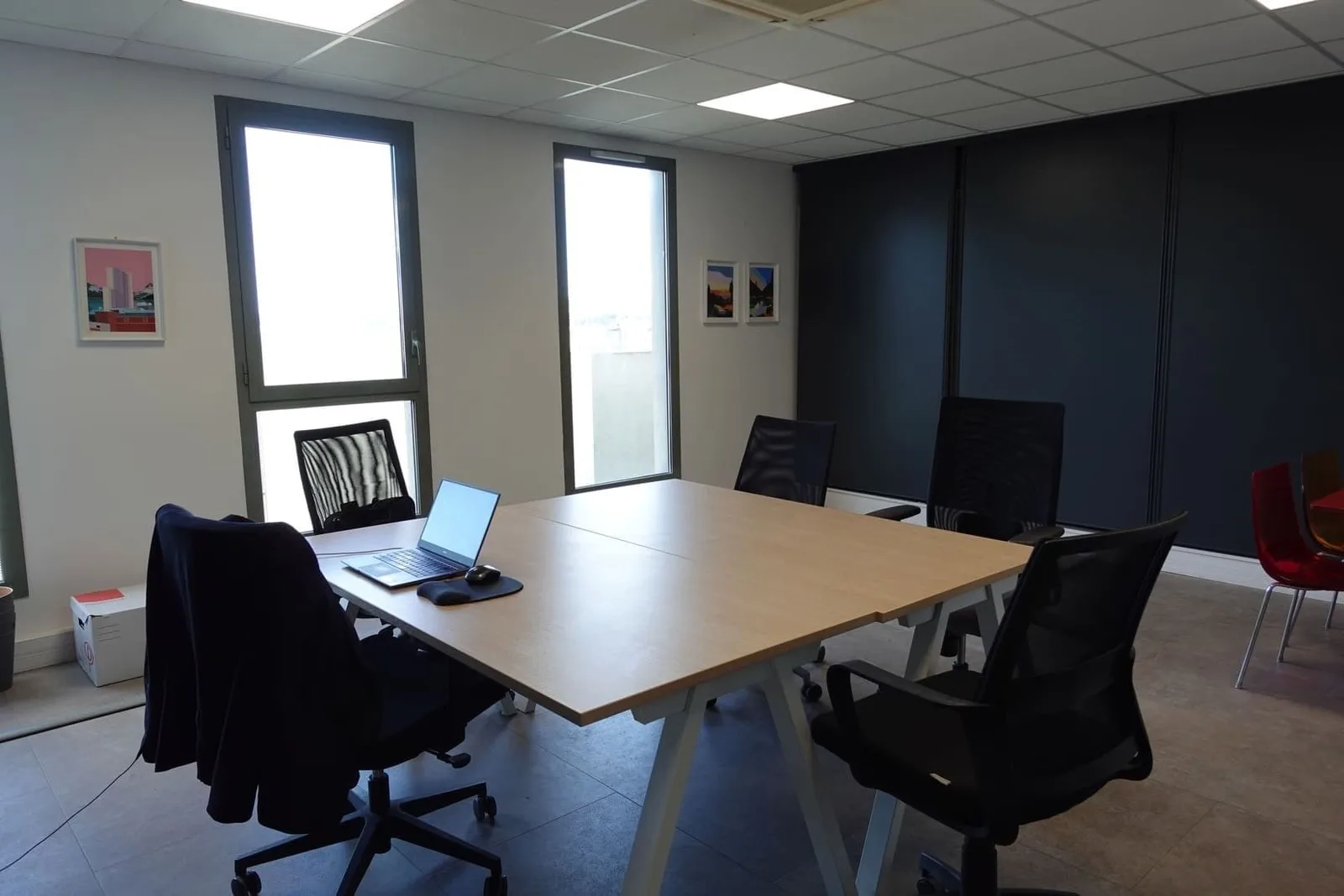 Promeo Bureaux, Private office, 5 desks, Sète