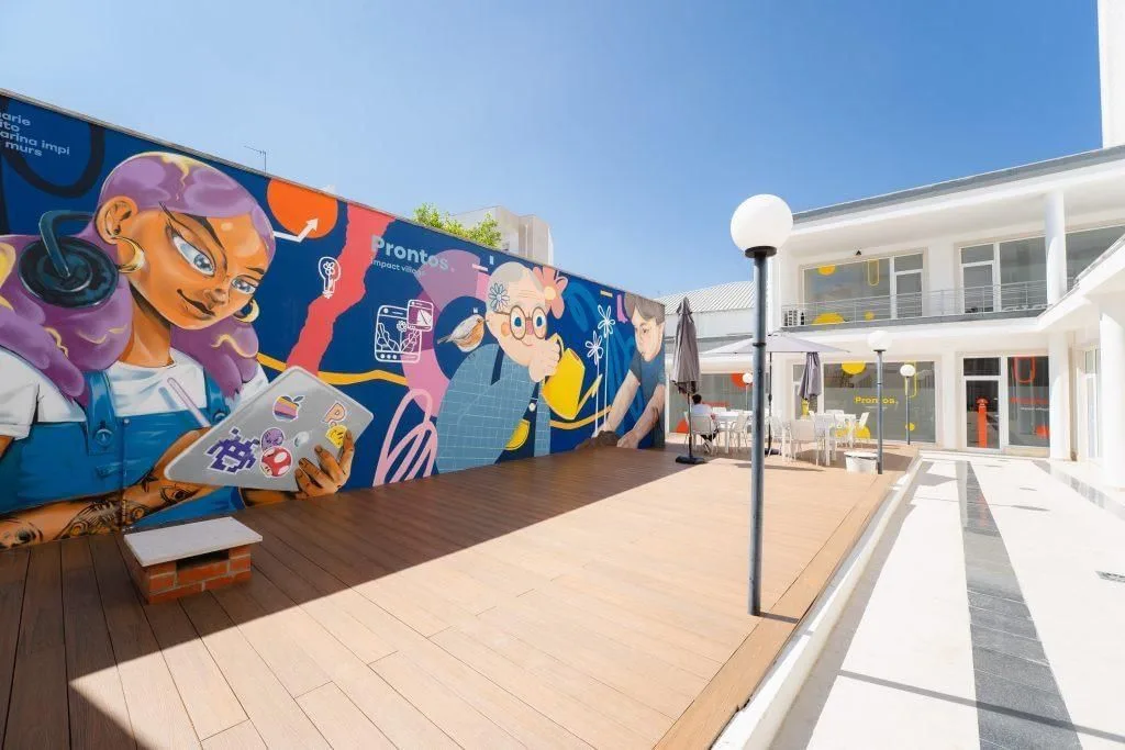Prontos Impact Village, Terrasse et espace extérieur, Caldas da Rainha