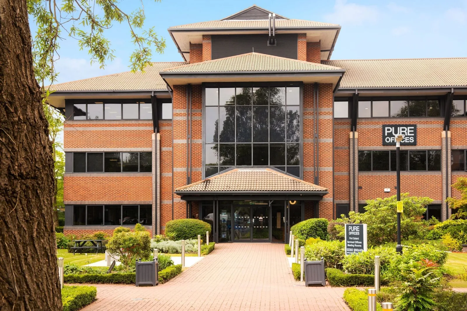 Pure Offices Portsmouth, Building facade, Port Solent
