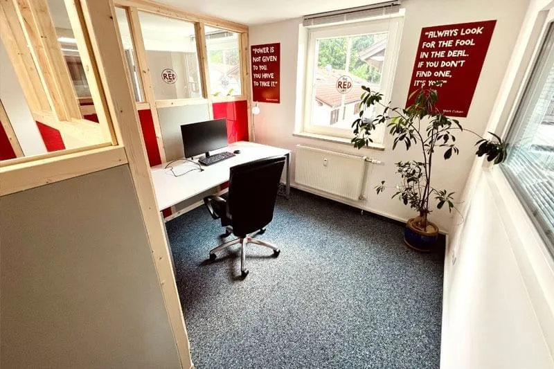 The Red Loft Coworking, Privatbüro mit 1 Arbeitsplatz, Nesselwang