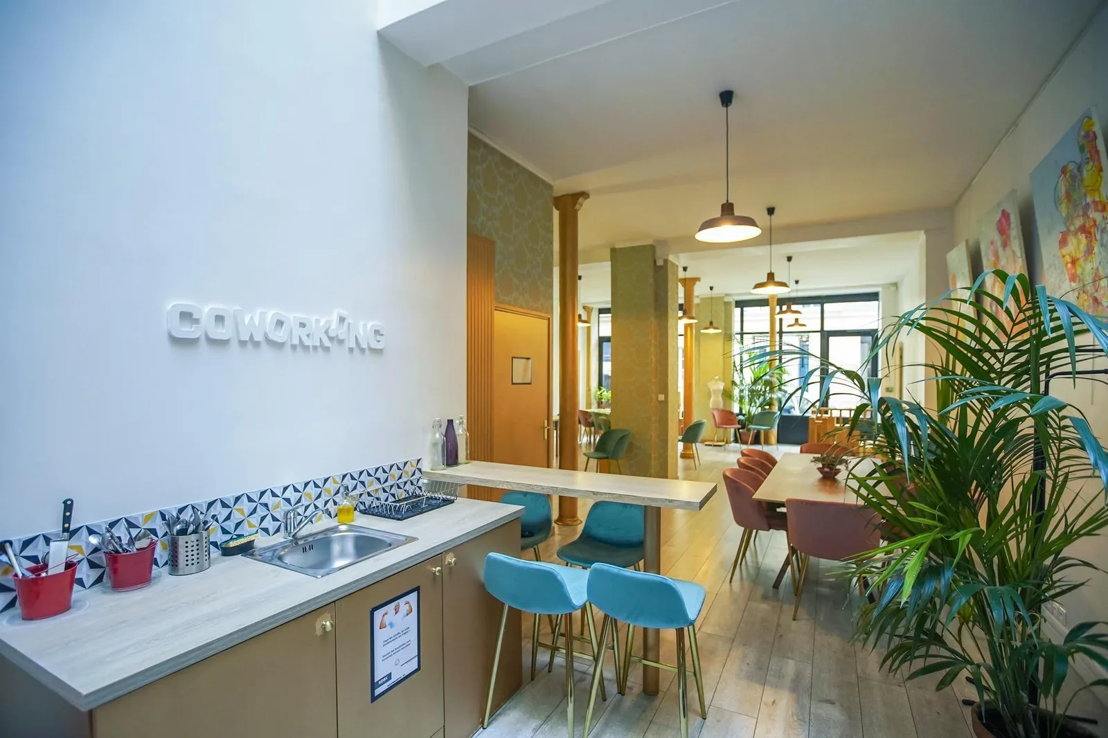 Remix Coworking République, Küche, Paris 3e