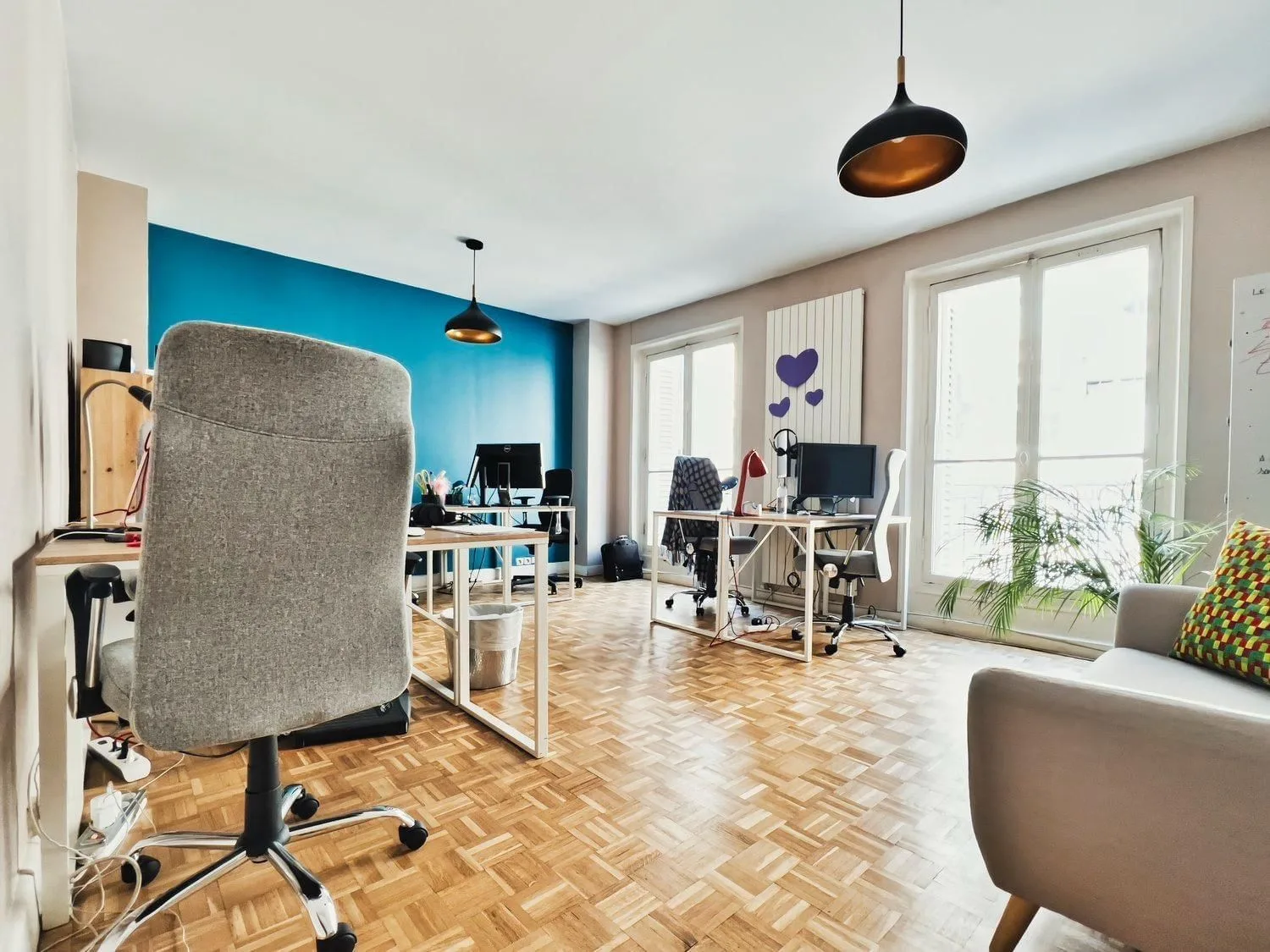 Remix Coworking Turbigo, Privatbüro mit 4 Arbeitsplätzen, Paris 3e