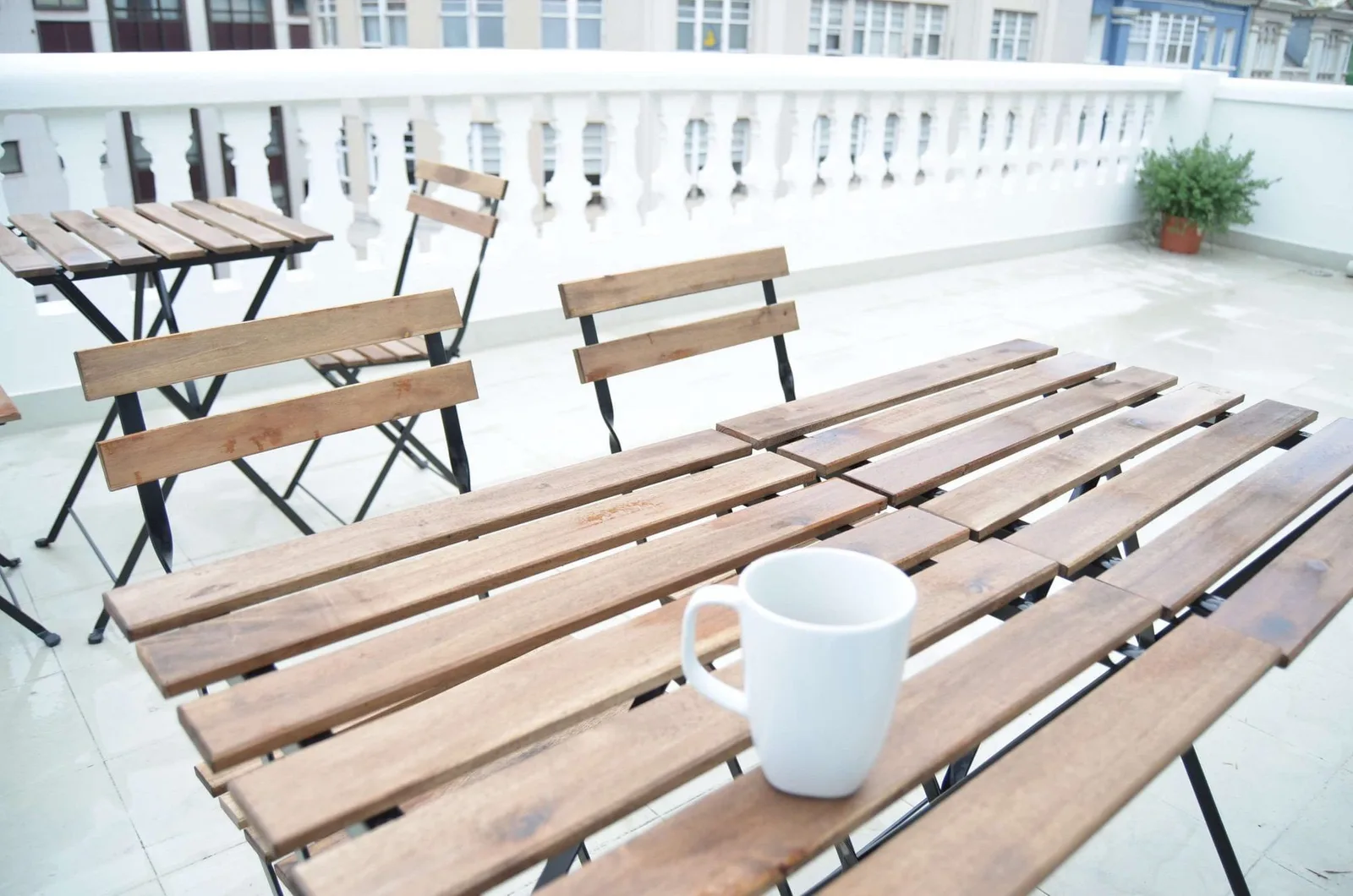 The Roof, Terrasse et espace extérieur, A Coruña