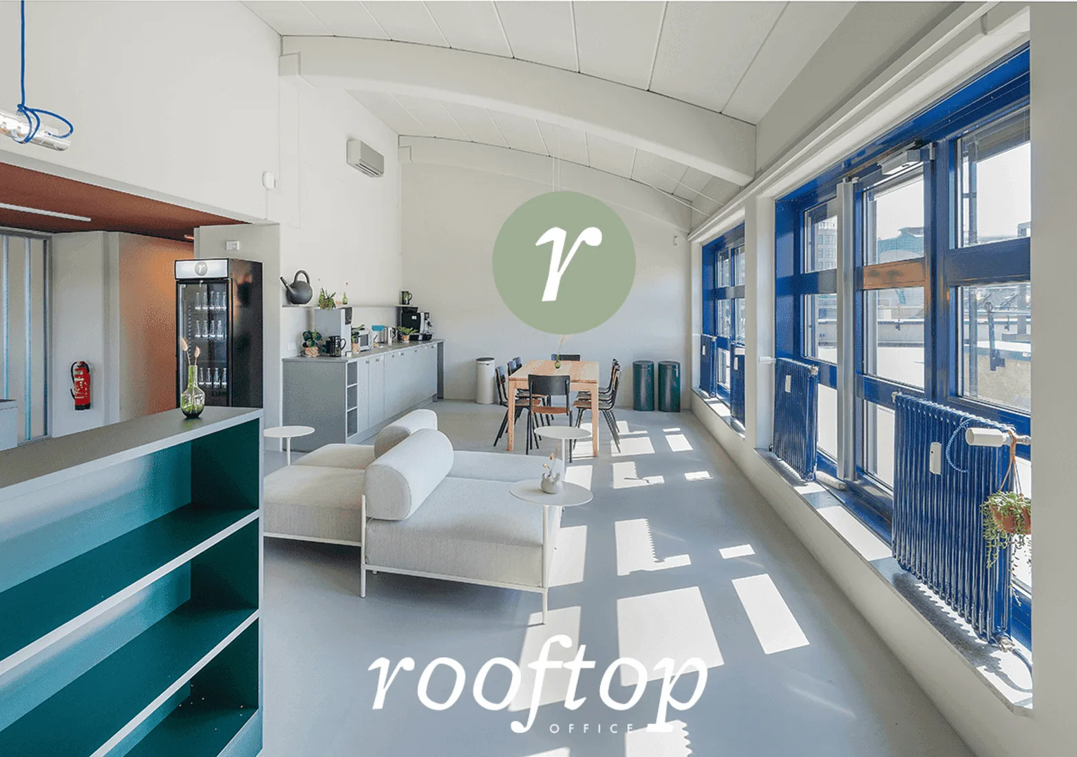 Rooftop Office, Cafeteria, Berlin