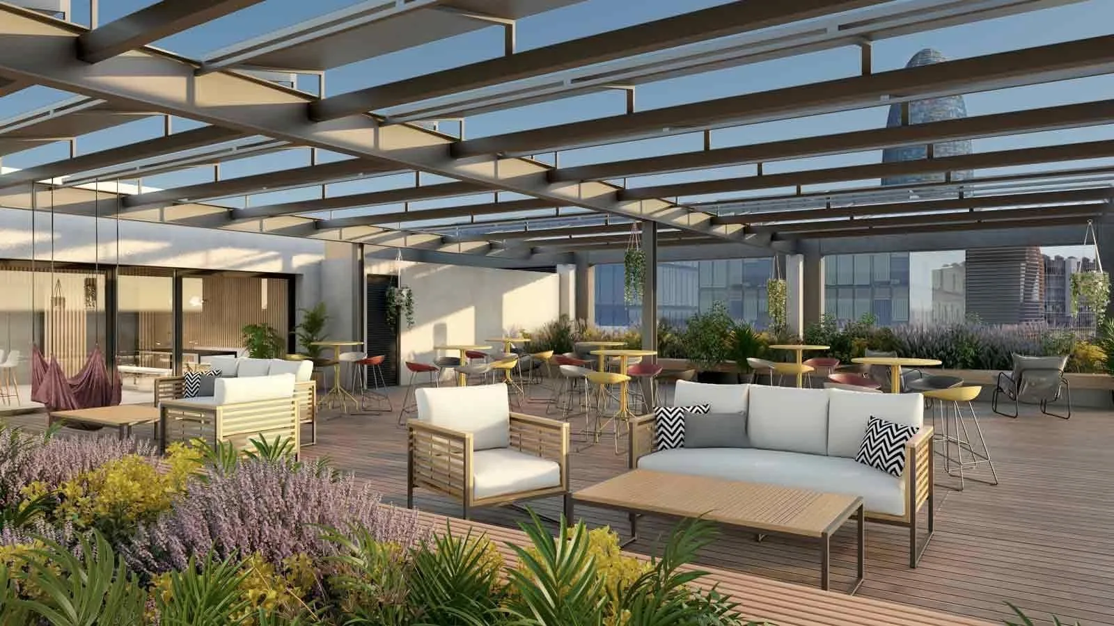Sancho105, Terraza y espacio exterior, Barcelona