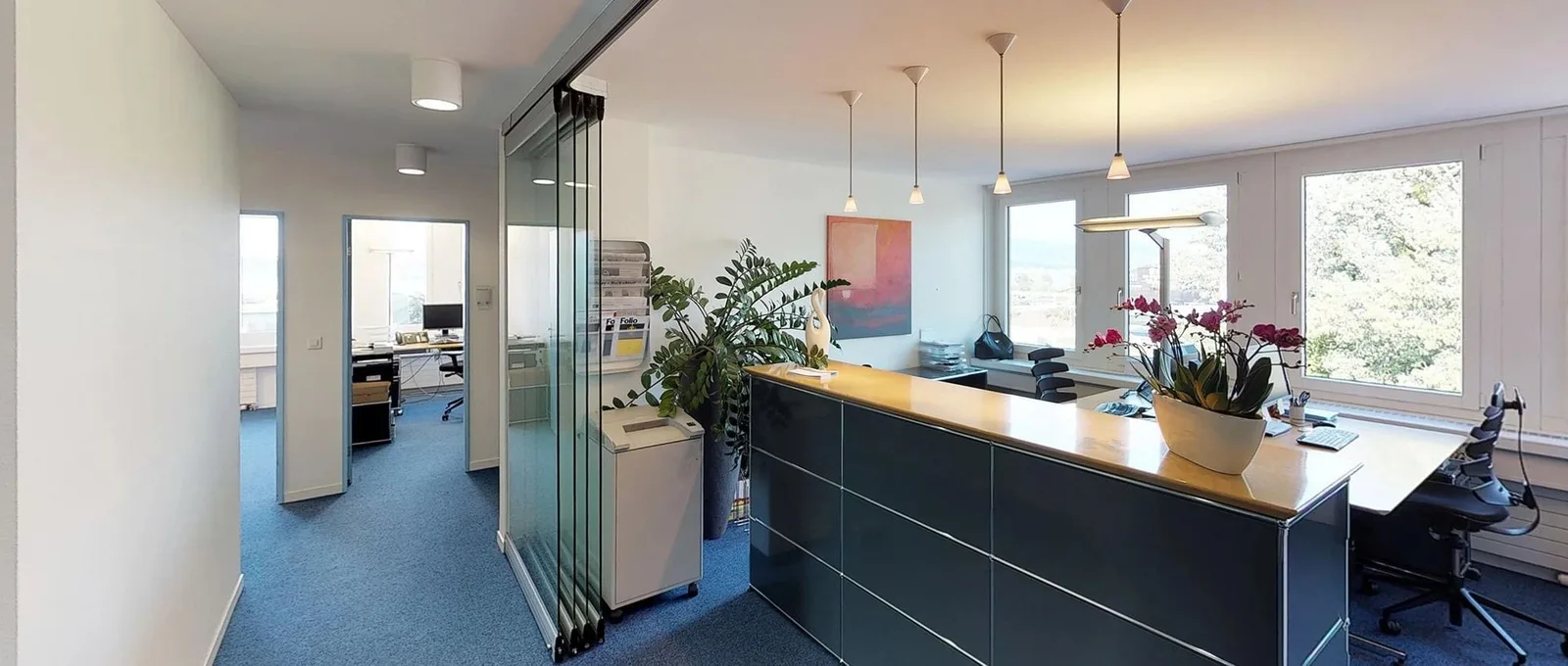 Seedamm Business Center, Empfang, Pfäffikon