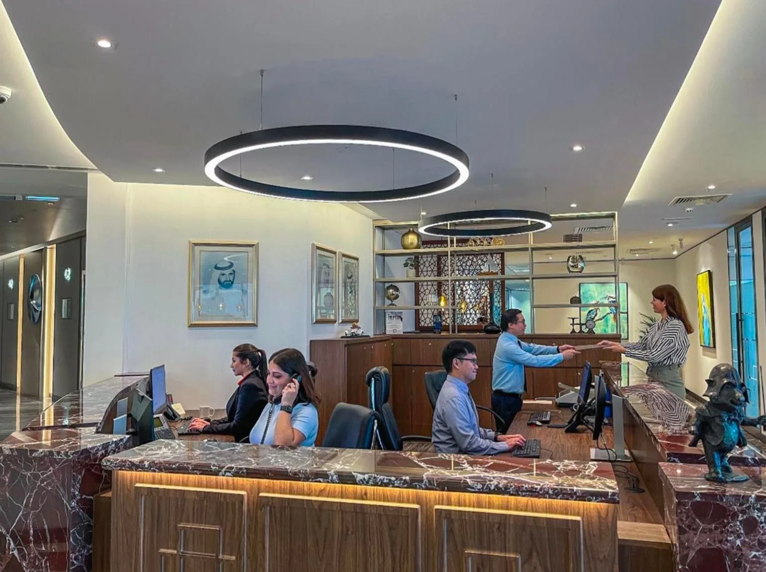 Servcorp Emirates Towers، الاستقبال، دبي