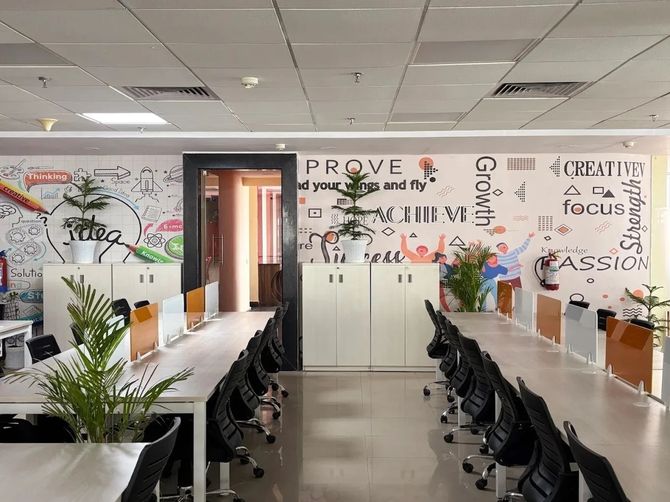 Showffice Lucknow, Open-plan office, Lucknow