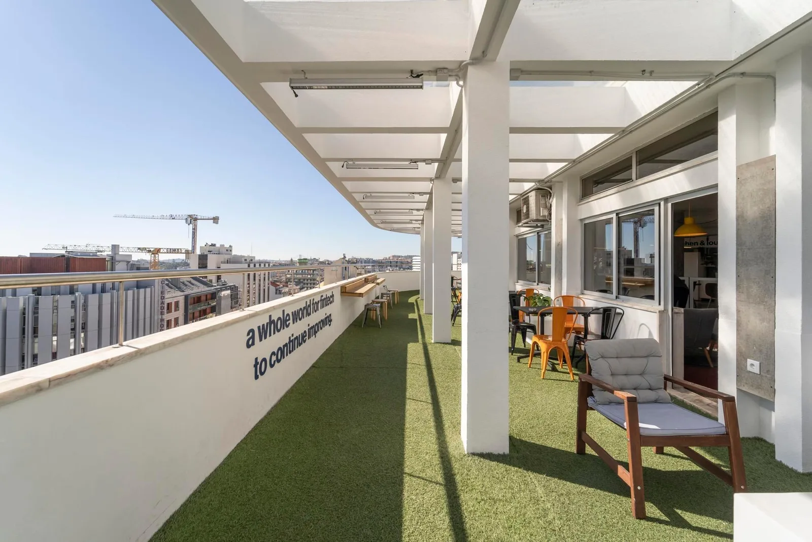 Sitio Work Fintech House, Terraza y espacio exterior, Lisboa