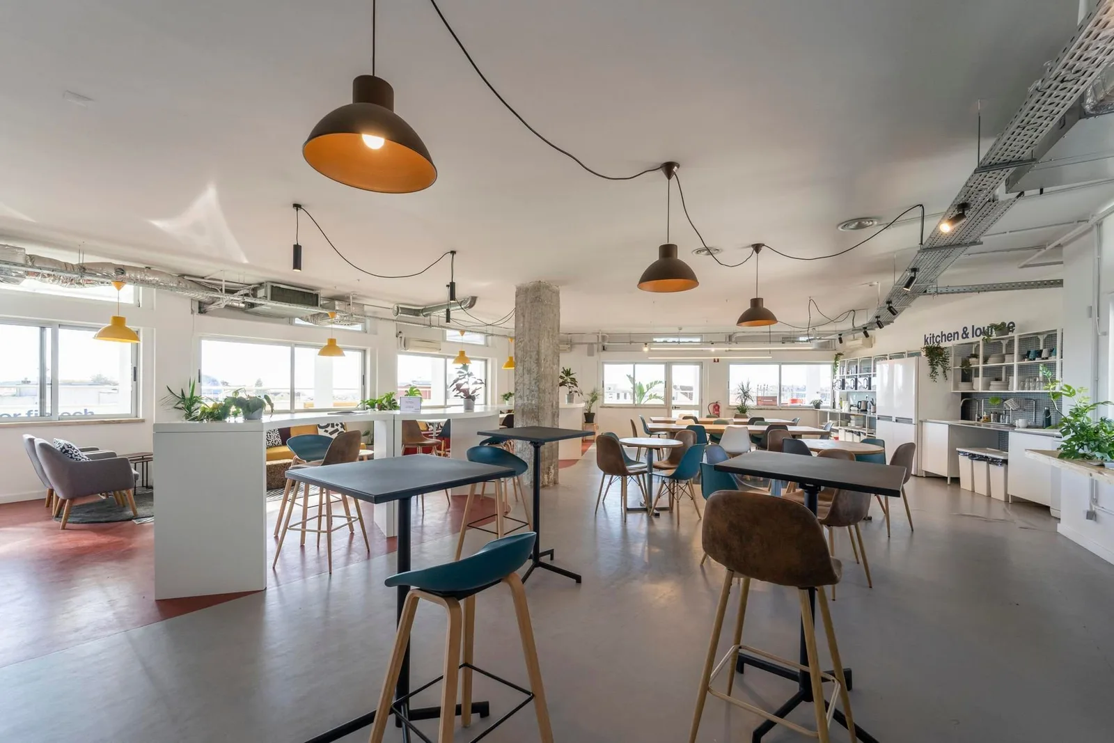 Sitio Work Fintech House, Cafetería, Lisboa