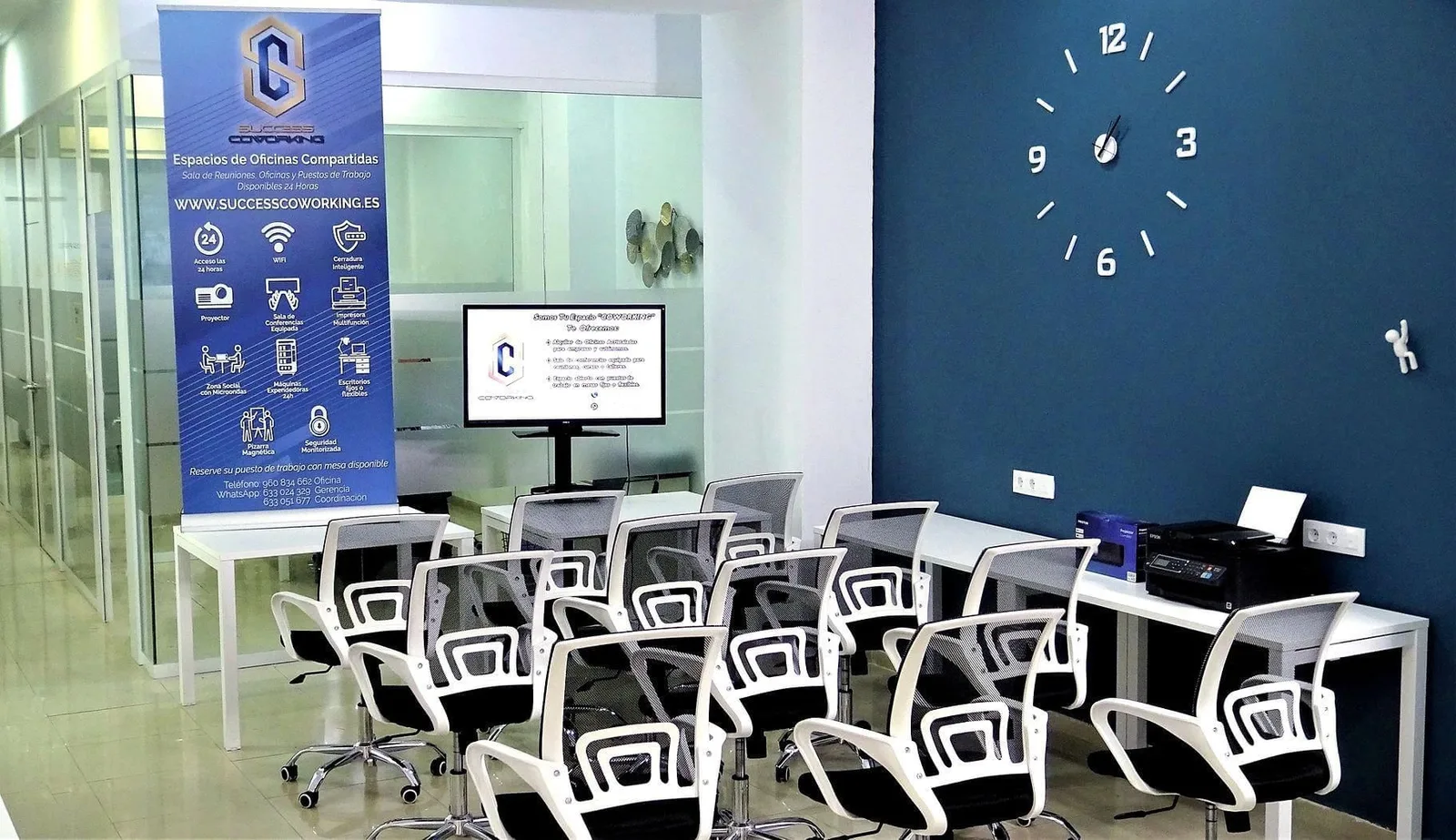 Success Coworking, Training room for 10 people, Valencia