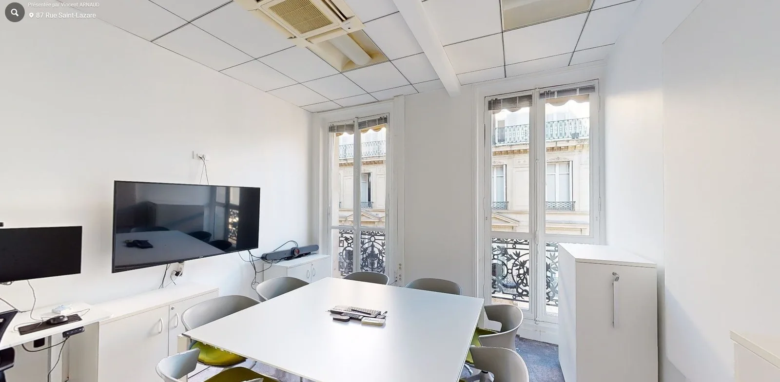 Symphony Mogador, Meeting room for 6 people, Paris 9e