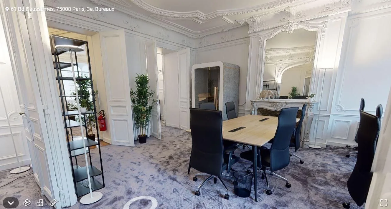 Symphony Partners 72 Haussmann, Meeting room for 6 people, Paris 9e