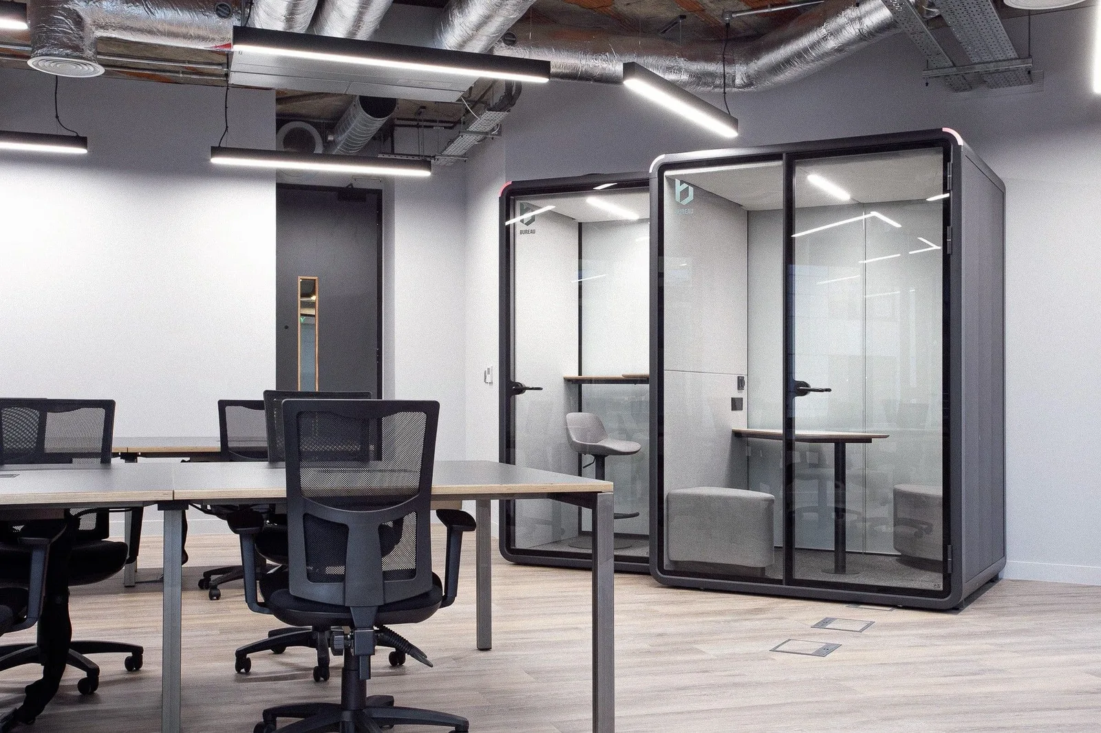 Techspace St Andrew Street, Cabine acoustique, Londres