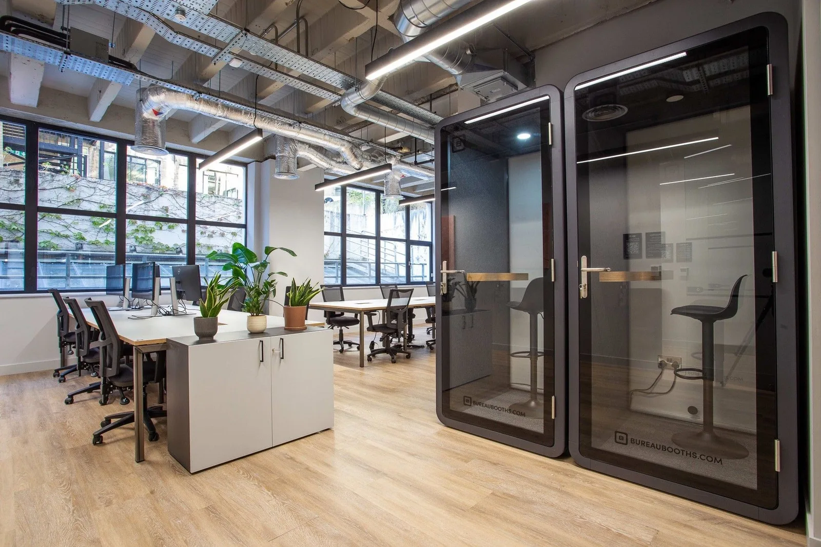 Techspace Worship Street , Cabine acoustique, Londres