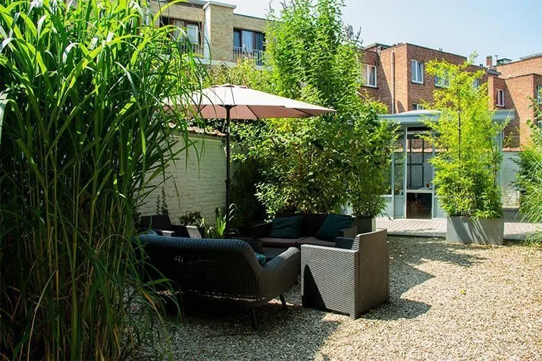 TOPOS Merode, Terras en buitenruimte, Etterbeek