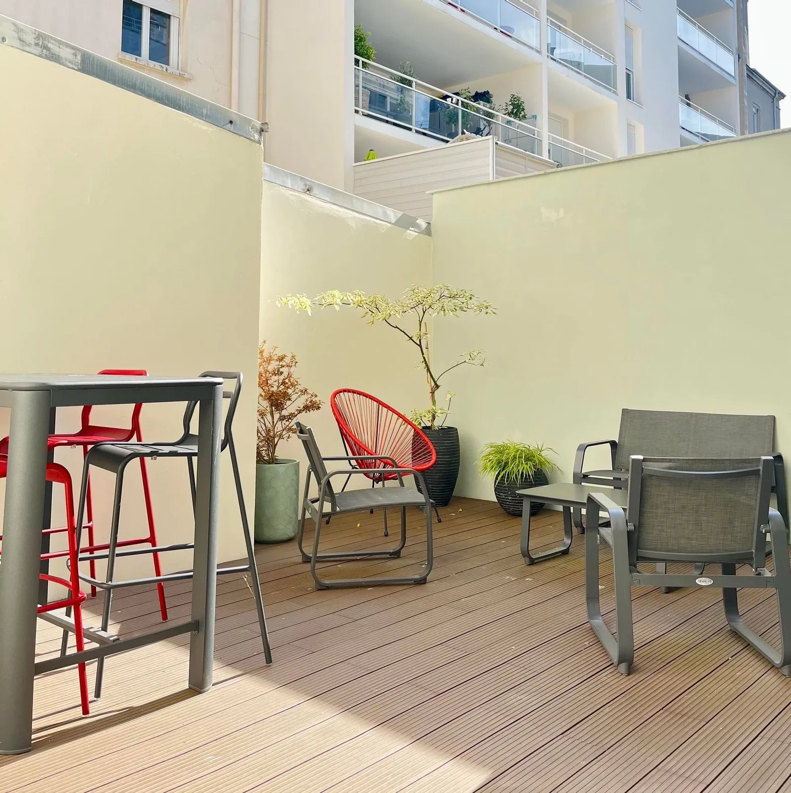 Le Village Socrate, Terrasse und Außenbereich, Le Havre