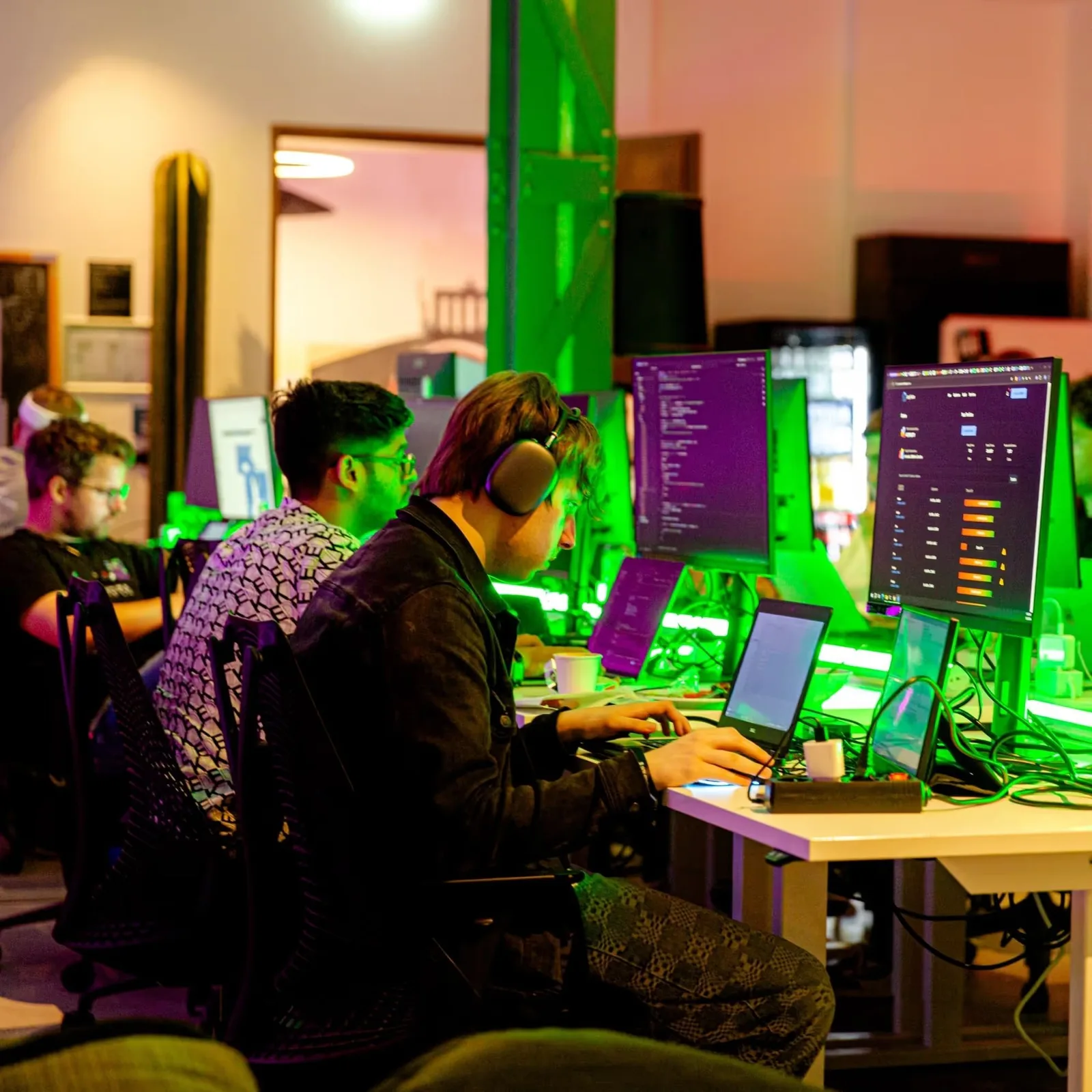 w3 Hub, Großraumbüro, Berlin