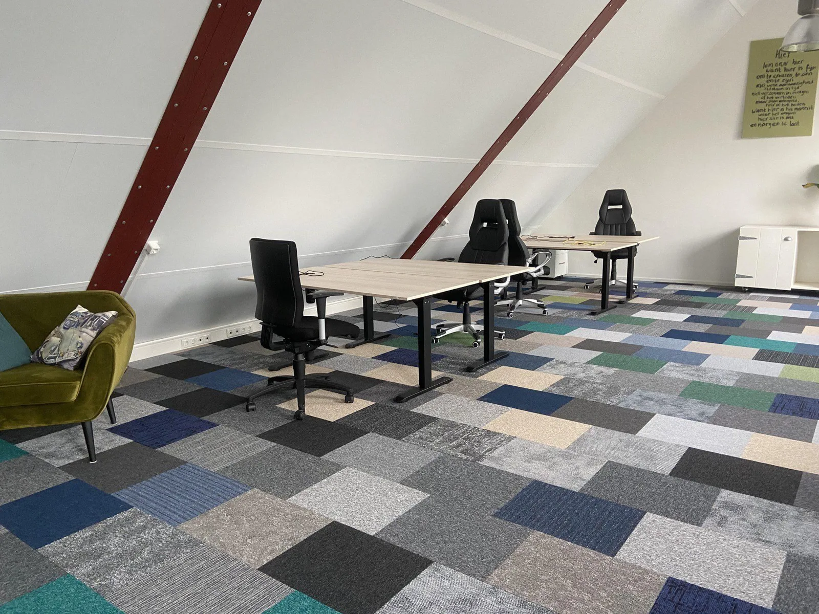 Werken randje Zwolle, Privékantoor met 5 werkplekken, Zwolle