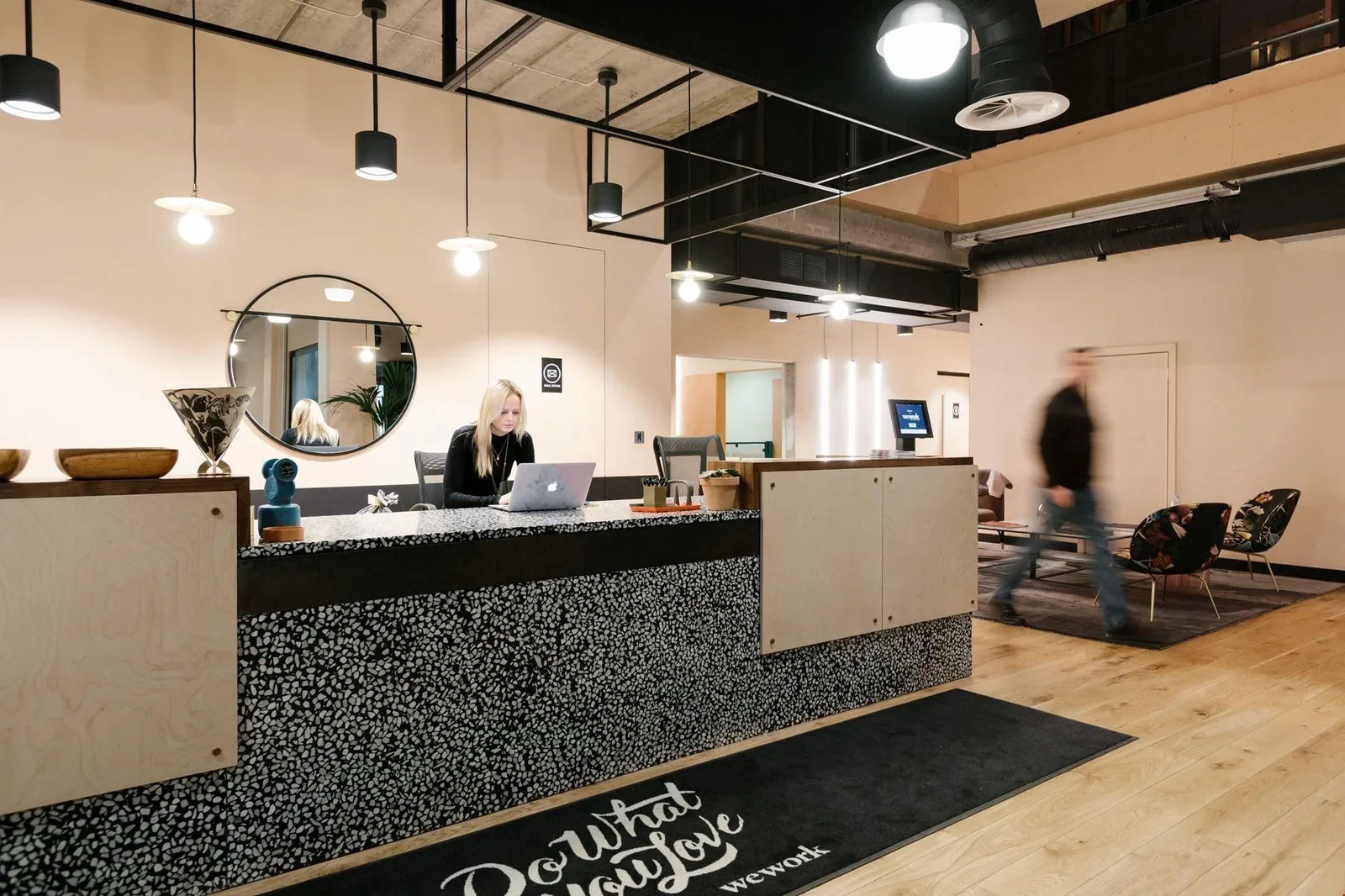 WeWork 1 Mark Square, Réception, Londres