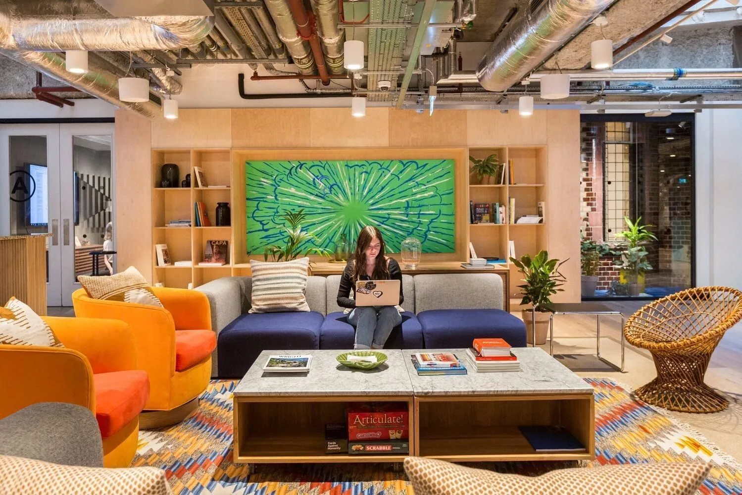 WeWork 1 Waterhouse Square, Espace détente, Londres