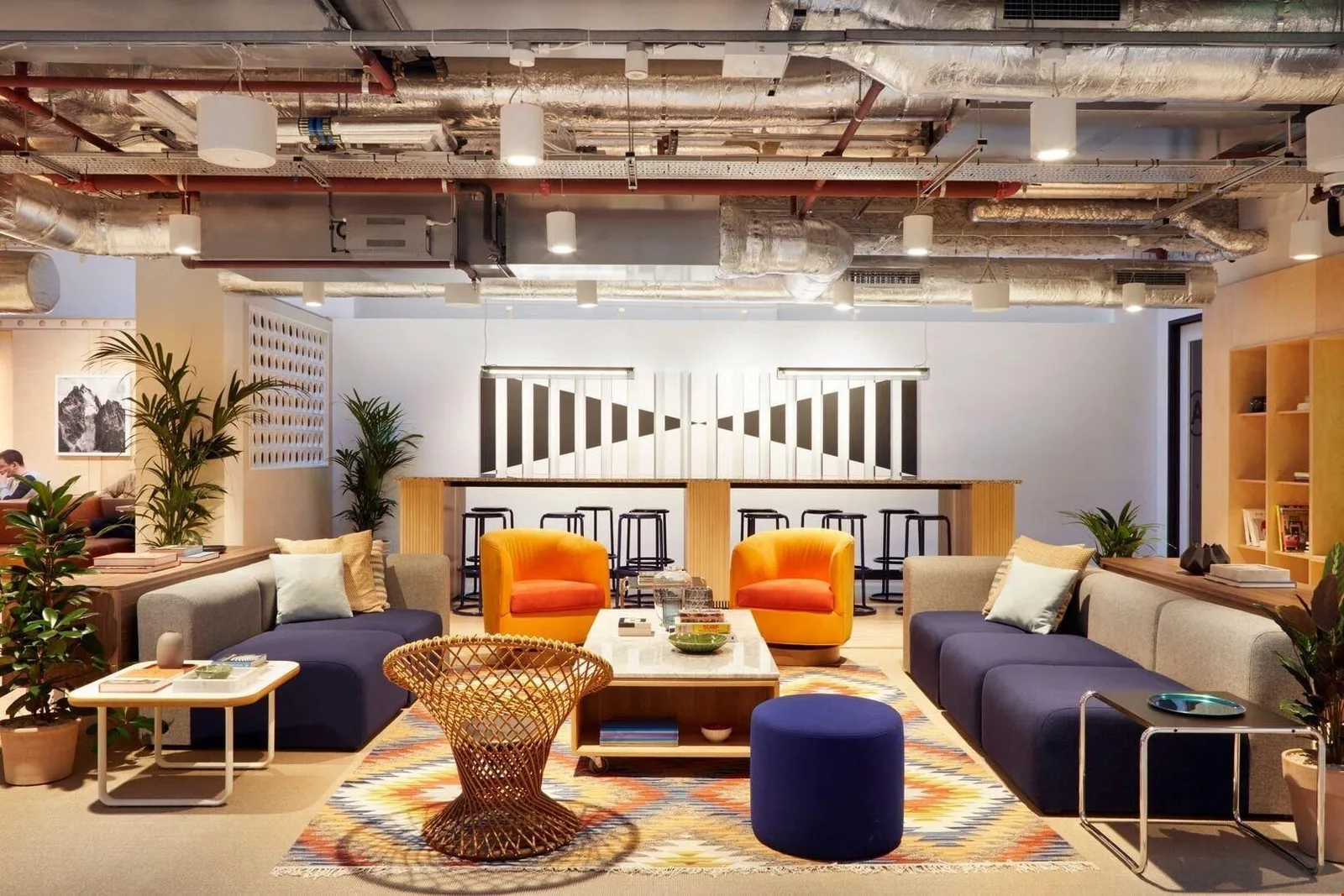 WeWork 1 Waterhouse Square, Espace détente, Londres