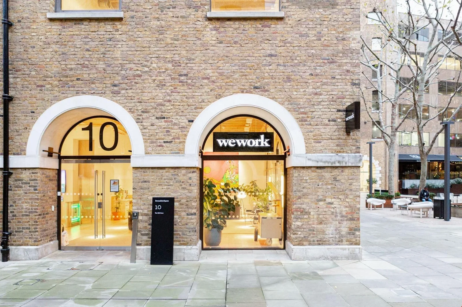 WeWork 10 Devonshire Square, Façade, Londres