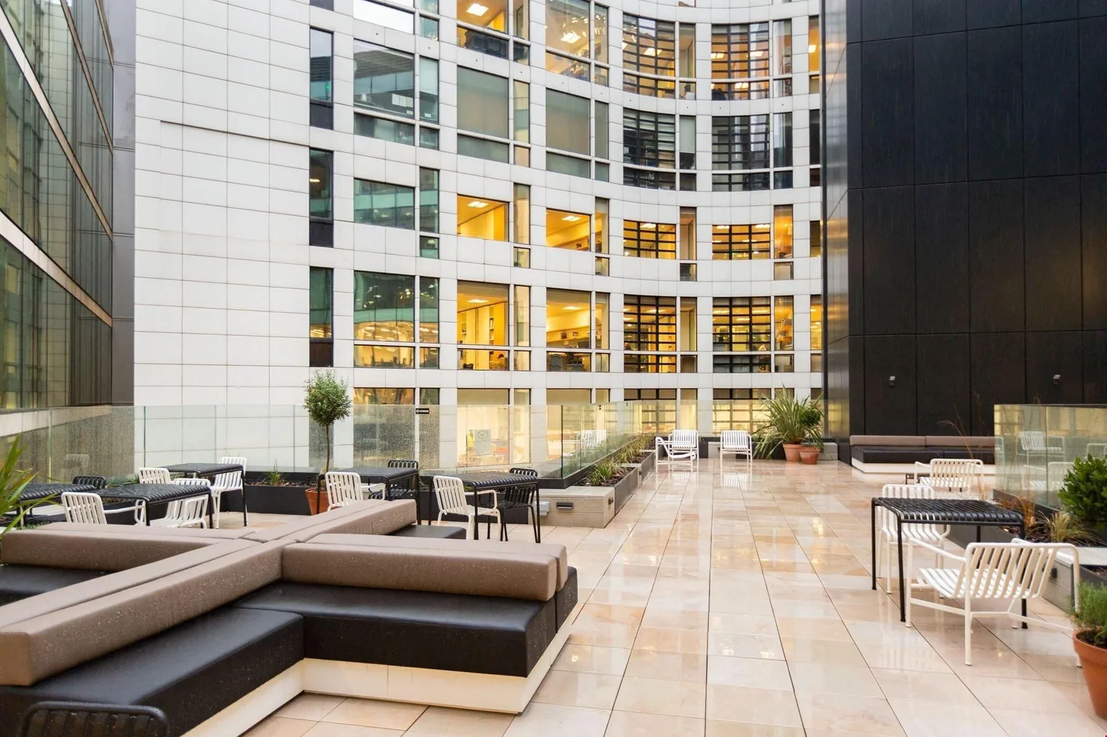 WeWork 120 Moorgate, Terrasse et espace extérieur, Londres