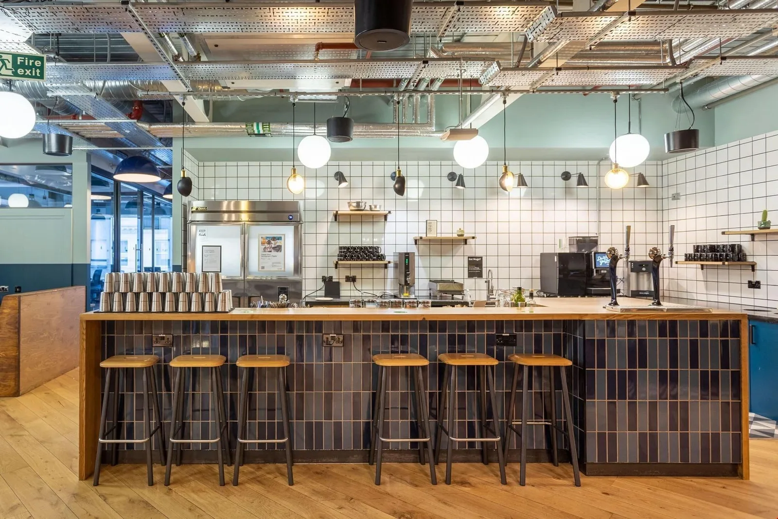 WeWork 2 Eastbourne Terrace, Cafétéria, Londres