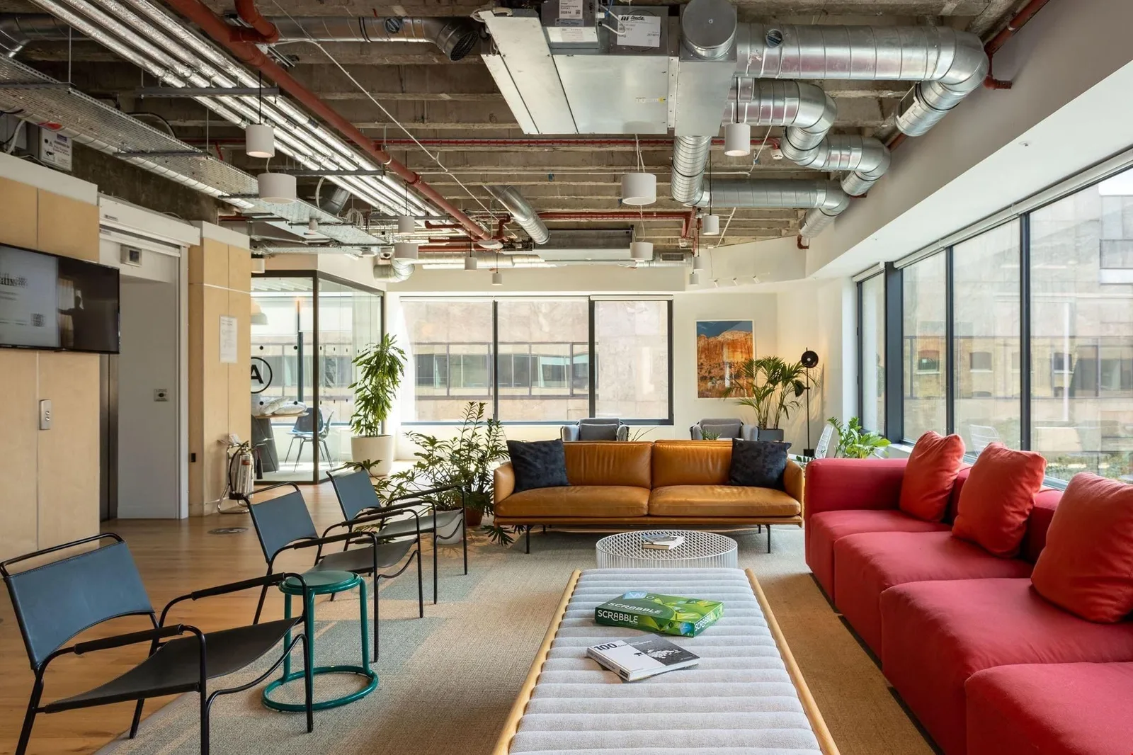 WeWork 8 Devonshire Square, Espace détente, Londres